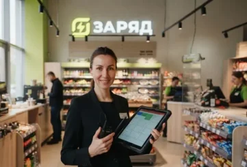 Работа администратором точки питания Заряд в сети Магнит