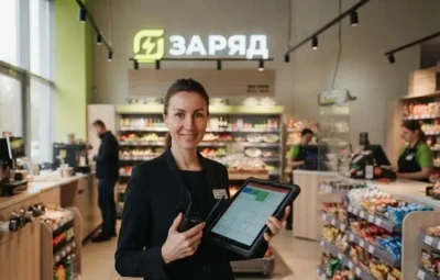 Работа администратором точки питания Заряд в сети Магнит